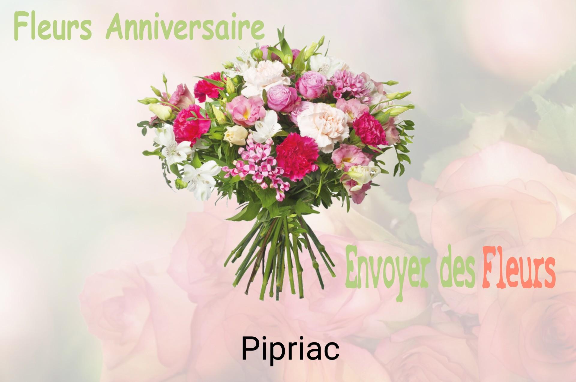 Bouquet de fleurs d’anniversaire livré à Pipriac