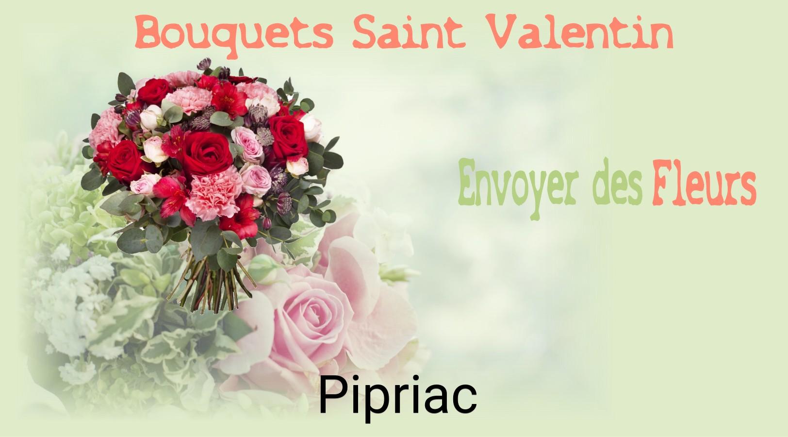 Roses de Saint-Valentin livrées à Pipriac